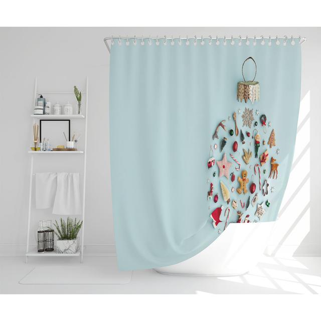 Couture Polyester Shower Curtain Set The Seasonal Aisle on Productcaster.