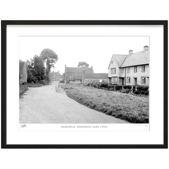 'Hemswell, Dawnhill Lane C1955' - Picture Frame Photograph Print on Paper The Francis Frith Collection Size: 48.4cm H x 63.6cm W x 2.3cm D on Productcaster.