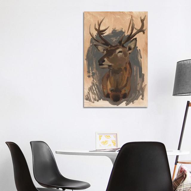 Red Deer Stag II by Jacob Green - Wrapped Canvas Art Prints Alpen Home Size: 101.6cm H x 66.04cm W x 1.905cm D on Productcaster.