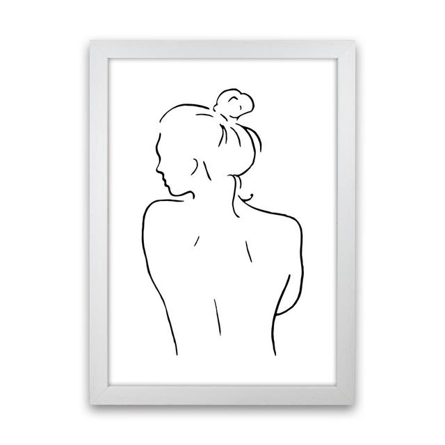 Body Sketches II - Female - Graphic Art Print on Paper Metro Lane Format: White Framed, Size: 46cm H x 34cm W x 3cm D on Productcaster.