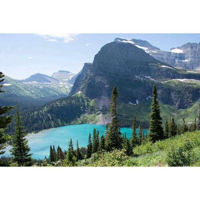 Grinnell Lake by Richcarey - Wrapped Canvas Print Union Rustic Size: 81cm H x 122cm W x 3.8cm D on Productcaster.