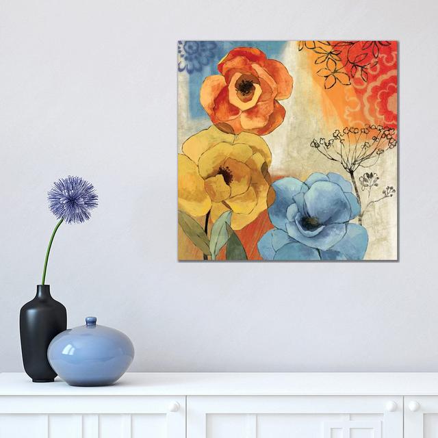 Tangerine Dreams I by PI Studio - Wrapped Canvas Gallery-Wrapped Canvas Giclée Rosalind Wheeler Size: 45.72cm H x 45.72cm W on Productcaster.