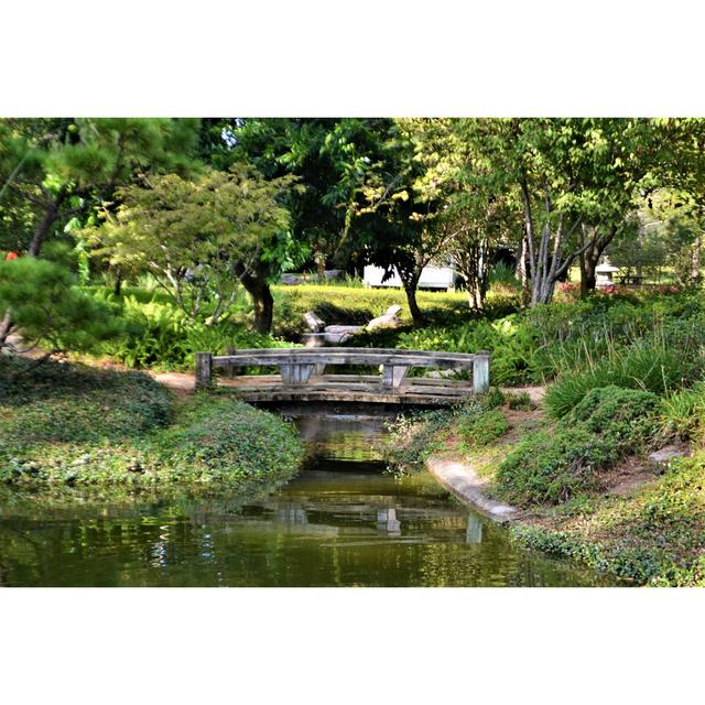 Japanese Garden, Texas by Richard McMillin - Wrapped Canvas Print Latitude Run Size: 61cm H x 91cm W x 3.8cm D on Productcaster.