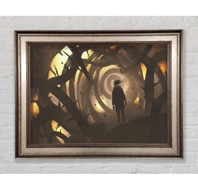 Through The Bramble Walk Framed Print Bright Star Size: 84.1cm H x 142.2cm W on Productcaster.