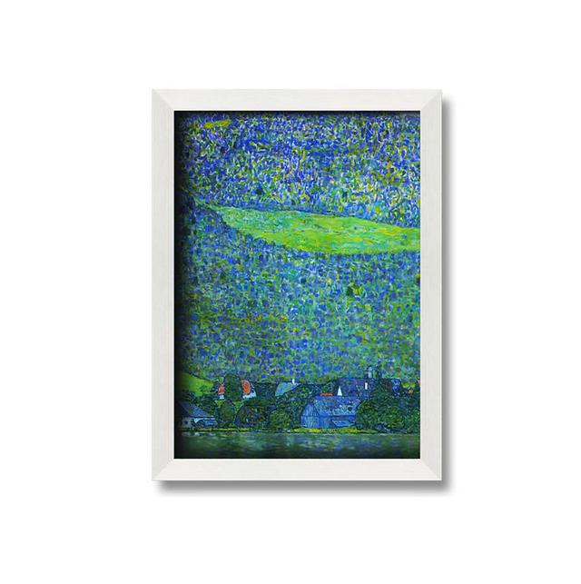 Klimt Unterach At The Attersee Framed Print Ophelia & Co. Format: White Framed Paper, Size: 84.1cm H x 59.7cm W x 10cm D on Productcaster.