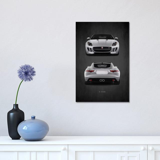 Jaguar F-Type, Front and Back by Mark Rogan - Wrapped Canvas Art Prints Borough Wharf Size: 45.72cm H x 30.48cm W x 1.905cm D on Productcaster.