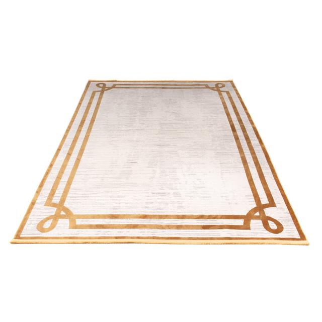 Abstract No Pattern Machine Woven Rectangle 200 X 300cm Beige Area Rug Morgenland on Productcaster.