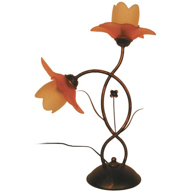 Longlier 50cm Table Lamp Rosalind Wheeler Shade Colour: Light Copper on Productcaster.