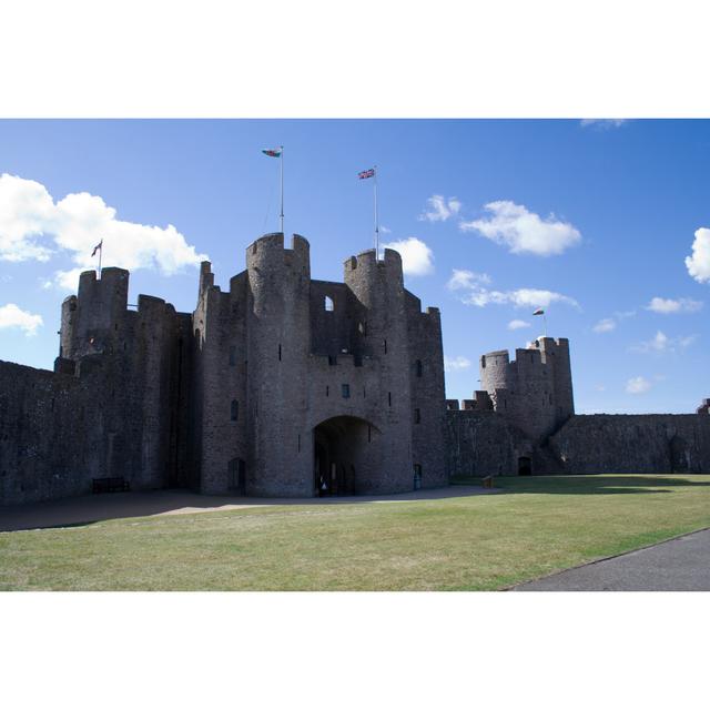 Pembroke Castle - Wrapped Canvas Photograph 17 Stories Size: 51cm H x 76cm W on Productcaster.