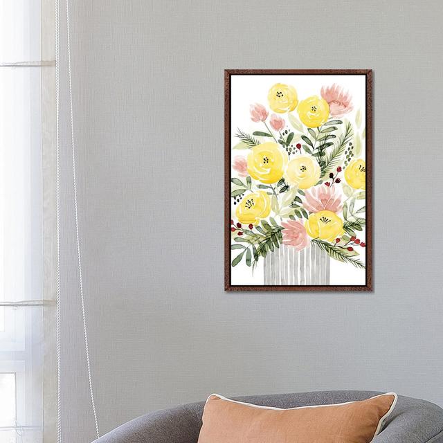 Blush Bouquet I by Grace Popp - Gallery-Wrapped Canvas Giclée on Canvas Lark Manor Size: 66.04cm H x 45.72cm W x 3.81cm D, Format: Classic Wood Floate on Productcaster.