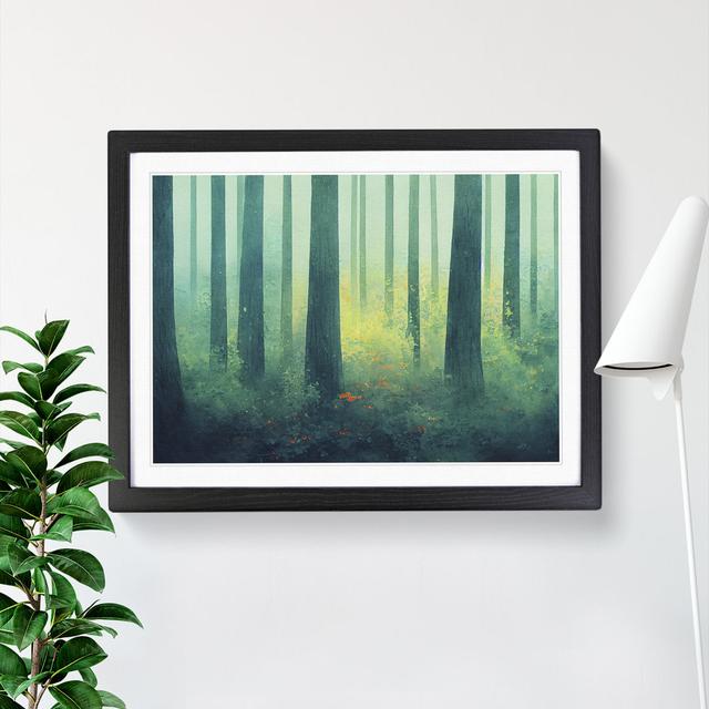 Forest Vol.5 - Picture Frame Graphic Art Alpen Home Frame Colour: Black Framed, Size: 25cm H x 34cm W x 2cm D on Productcaster.