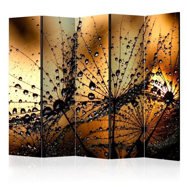 Orona Dandelions in the Rain Room Divider Latitude Run Number of Panels: 5 on Productcaster.