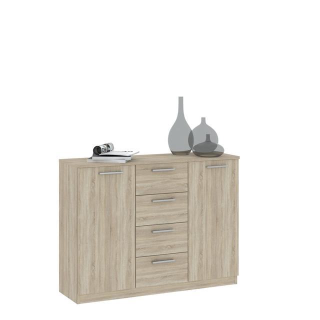 Kaytlynn 4 - Drawer Chest of Drawers 17 Stories Colour: Sonoma Oak on Productcaster.