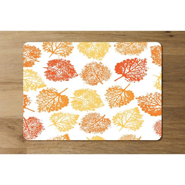 Kediri Hand Drawn Boho Spring Seamless Cork Placemat (Set of 4) Ebern Designs on Productcaster.