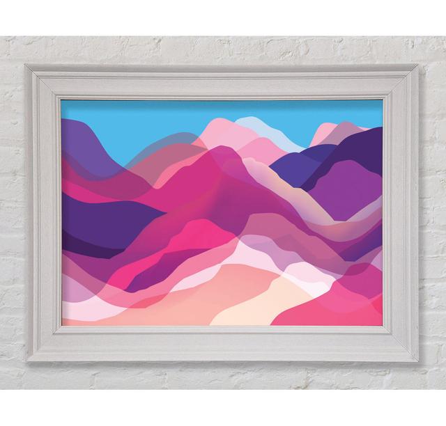 The Mountain Spectrum Framed Print Union Rustic Size: 21cm H x 42cm W on Productcaster.