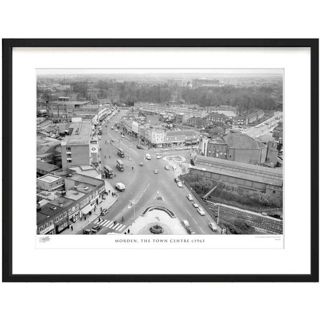 'Morden, the Town Centre C1965' by Francis Frith - Picture Frame Photograph Print on Paper The Francis Frith Collection Size: 60cm H x 80cm W x 2.3cm on Productcaster.