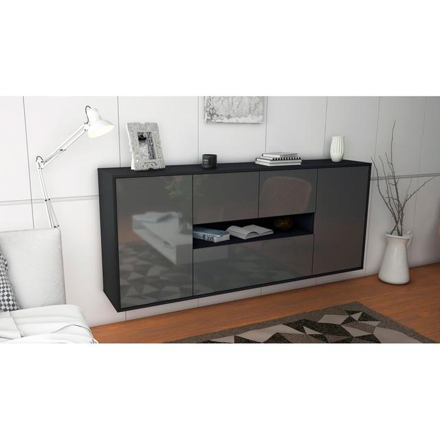 Fruitvale Sideboard Ebern Designs Colour (Body/Front): Anthracite/Grey on Productcaster.