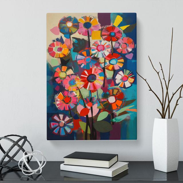 Jilyn Flowers Constructivism Vol.4 - Wrapped Canvas Print Marlow Home Co. Size: 60cm H x 40cm W x 3cm D on Productcaster.