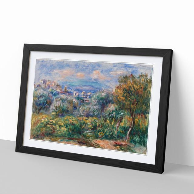 Landscape Vol.4 by Pierre-Auguste Renoir - Picture Frame Painting East Urban Home Size: 48cm H x 65cm W x 2cm D, Frame Option: Black Framed on Productcaster.