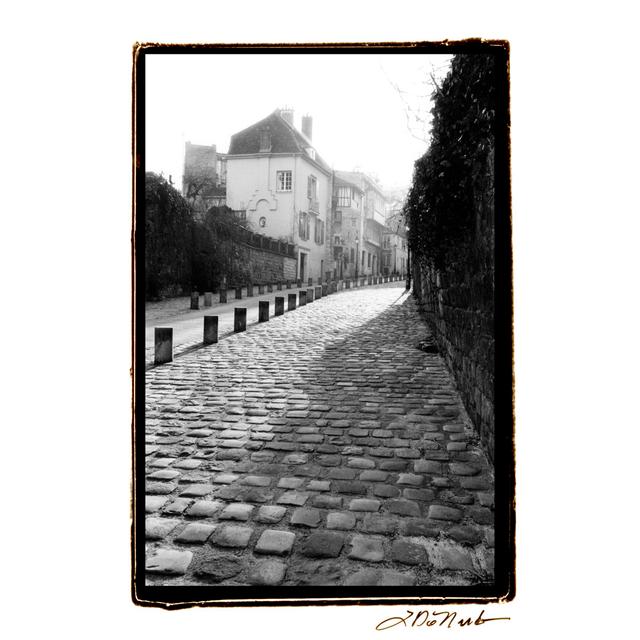 Parisian Walkway II by Laura DeNardo - Wrapped Canvas Photograph Rosalind Wheeler Size: 91cm H x 61cm W x 3.8cm D on Productcaster.