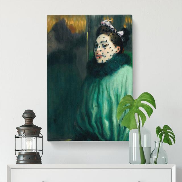 Femme A La Voilette by Louis Anquetin - Wrapped Canvas Painting East Urban Home Size: 50cm H x 35cm W x 3cm D on Productcaster.