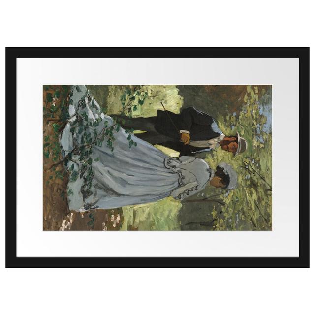 Gerahmter Kunstdruck Bazille and Camille Study for Déjeun von Claude Monet Rosalind Wheeler Maße: 55 cm H x 40 cm B x 2,5 cm T on Productcaster.