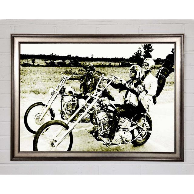 Easy Rider Sepia - Print Williston Forge Size: 59.7cm H x 84.1cm W x 1.5cm D on Productcaster.