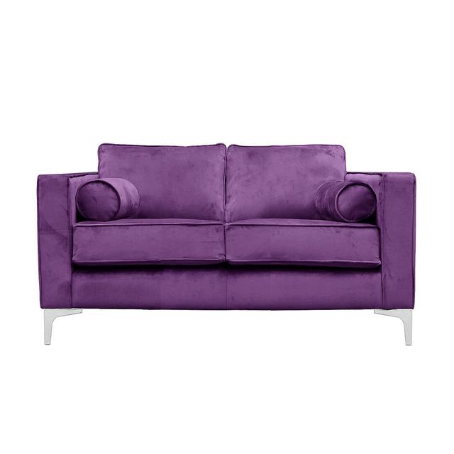 Georgio 2 Seater Sofa Canora Grey Upholstery Colour: Amethyst on Productcaster.