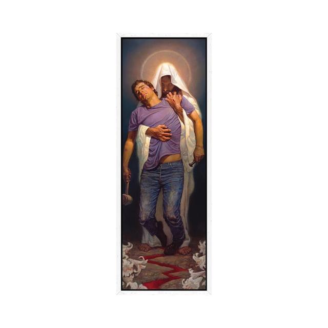 Forgiven by Thomas Blackshear II - Graphic Art Print on Canvas Astoria Grand Size: 152.4cm H x 50.8cm W x 3.81cm D, Format: White Framed on Productcaster.