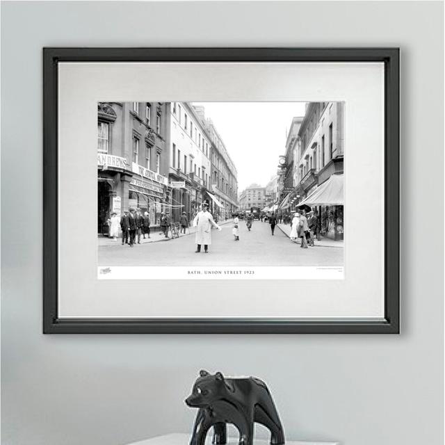 Bath, Union Street 1923 - Single Picture Frame Print The Francis Frith Collection Size: 45cm H X 60cm W x 2cm D on Productcaster.