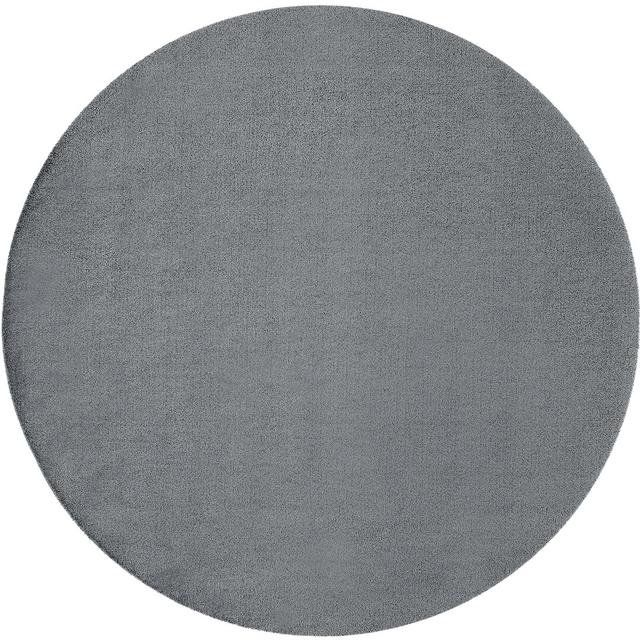 Aviah Hemfree Tufted Grey Rug Ebern Designs Rug Size: Round 133cm on Productcaster.