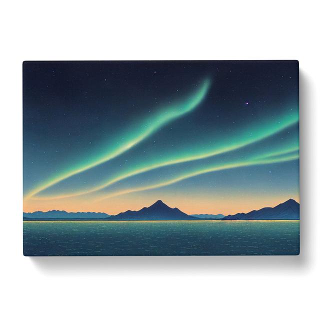 Enthralling Northern Lights - Wrapped Canvas Graphic Art Metro Lane on Productcaster.