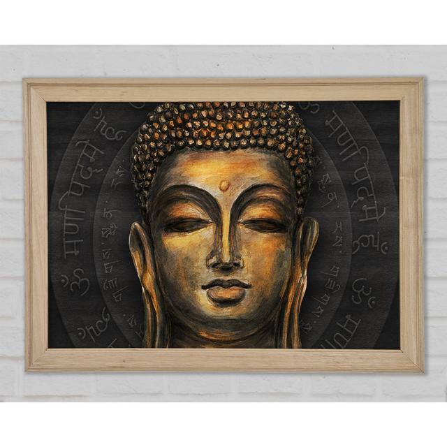 Serenity Buddha - Single Picture Frame Art Prints Latitude Vive Size: 21cm H x 29.7cm W x 1.5cm D on Productcaster.