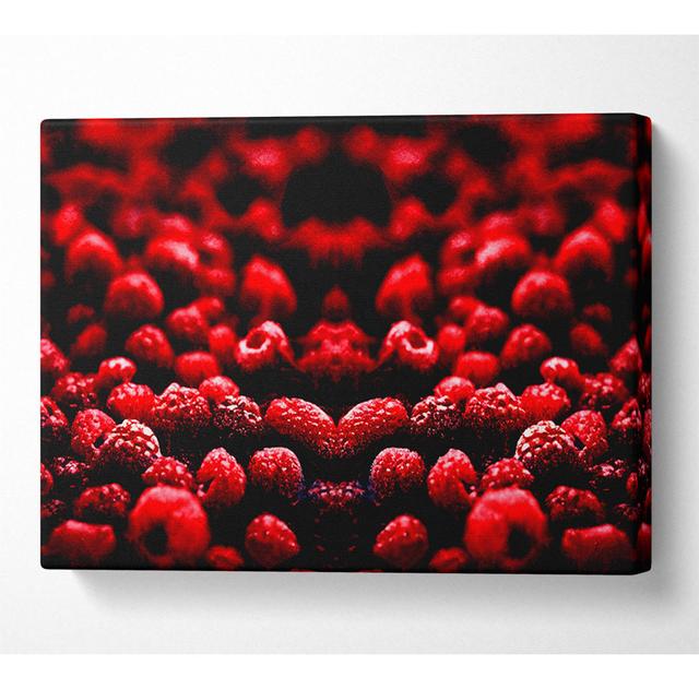 Raspberry Galour - Wrapped Canvas Art Prints Latitude Run Size: 101.6cm H x 142.2cm W on Productcaster.