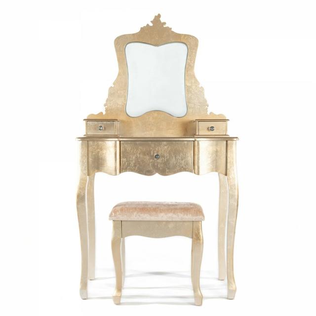 Kayla Dressing Table with Mirror Rosdorf Park on Productcaster.