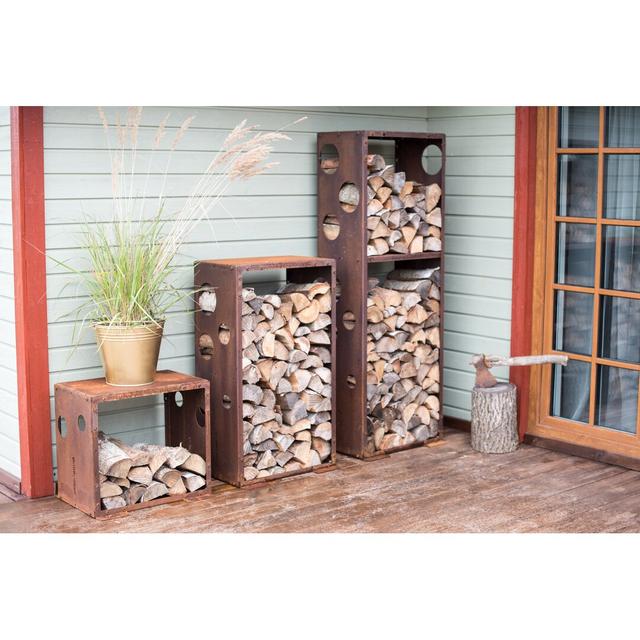 37cm W x 180cm D Wood Log Rack GrillSymbol on Productcaster.