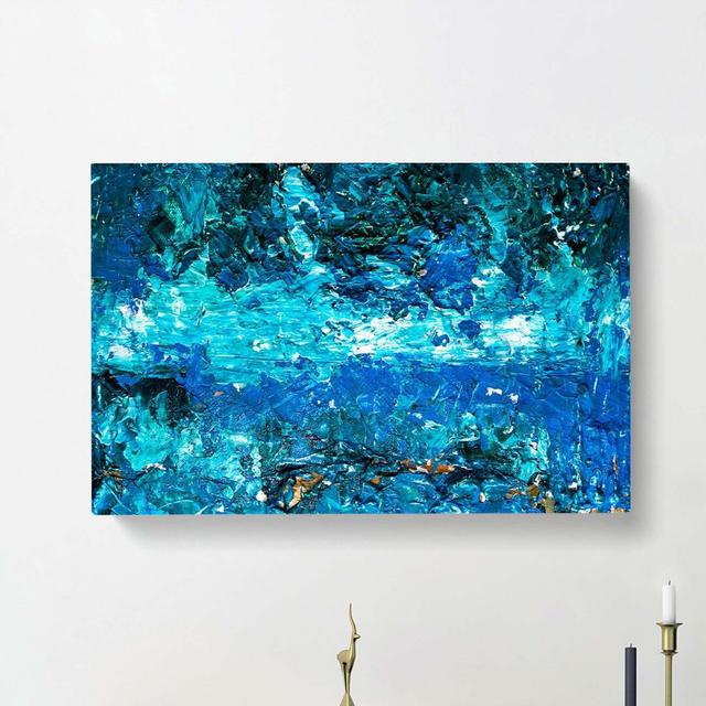 Abstract Art Painting Vol.382 by S.Johnson - Wrapped Canvas Painting East Urban Home Size: 35cm H x 50cm W x 3cm D on Productcaster.