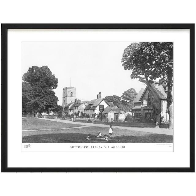 'Sutton Courtenay, Village 1890' by Francis Frith - Picture Frame Photograph Print on Paper The Francis Frith Collection Size: 40cm H x 50cm W x 2.3cm on Productcaster.