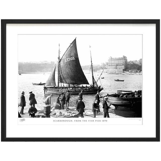 Scarborough, From The Fish Pier 1890 by Francis Frith - Single Picture Frame Print The Francis Frith Collection Size: 28cm H x 36cm W x 2.3cm D on Productcaster.