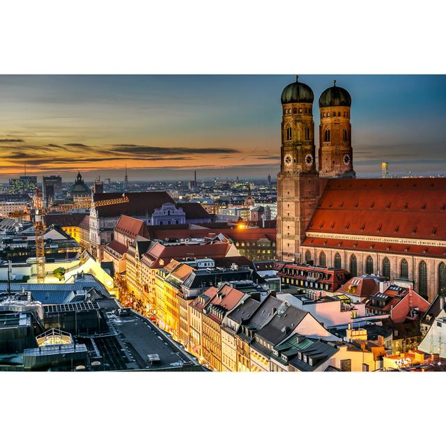 Munich City Center - Wrapped Canvas Print 17 Stories Size: 30cm H x 46cm W on Productcaster.