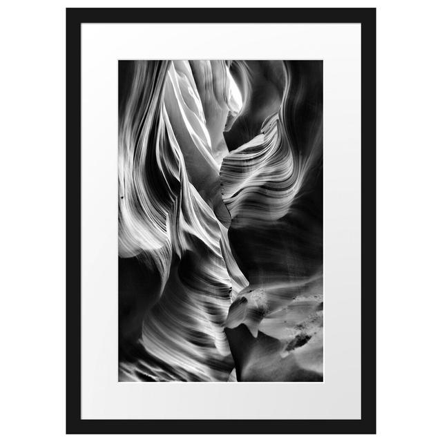 Gerahmtes Poster Antelope Canyon Arizona East Urban Home Größe: 55 cm H x 40 cm B on Productcaster.