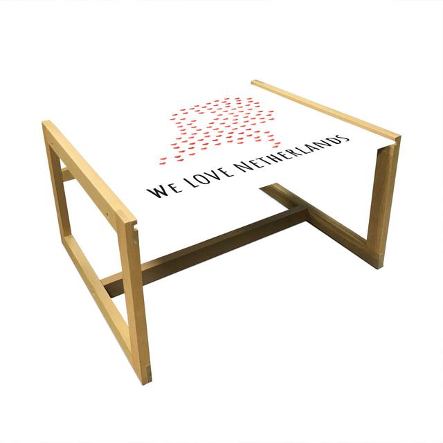 Jakalynn Sled Coffee Table East Urban Home Size: 40cm H x 74cm W x 62cm D on Productcaster.