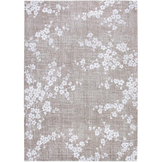 Flatweave Grey/White Rug Louis de Poortere Rug Size: Rectangle 240 x 340cm on Productcaster.