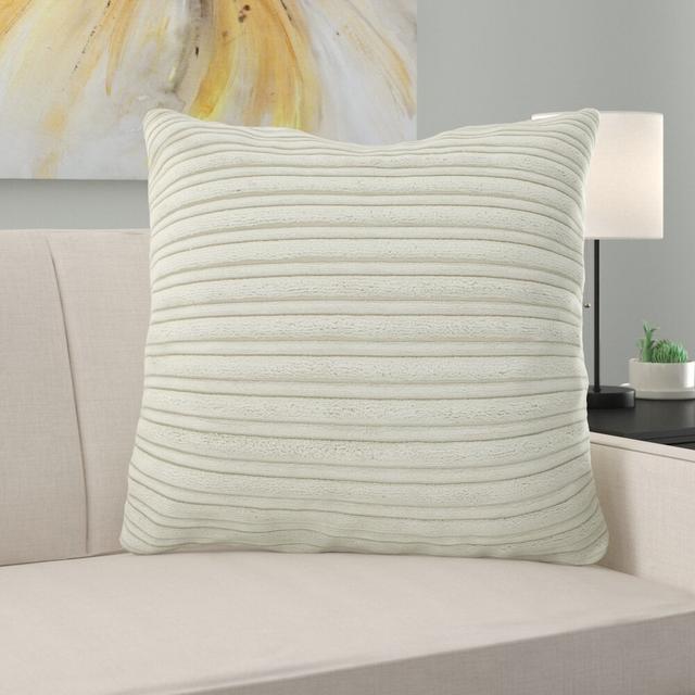 Moorebank Scatter Cushion with Filling Ebern Designs Colour: Silver, Size: 55 x 55cm on Productcaster.