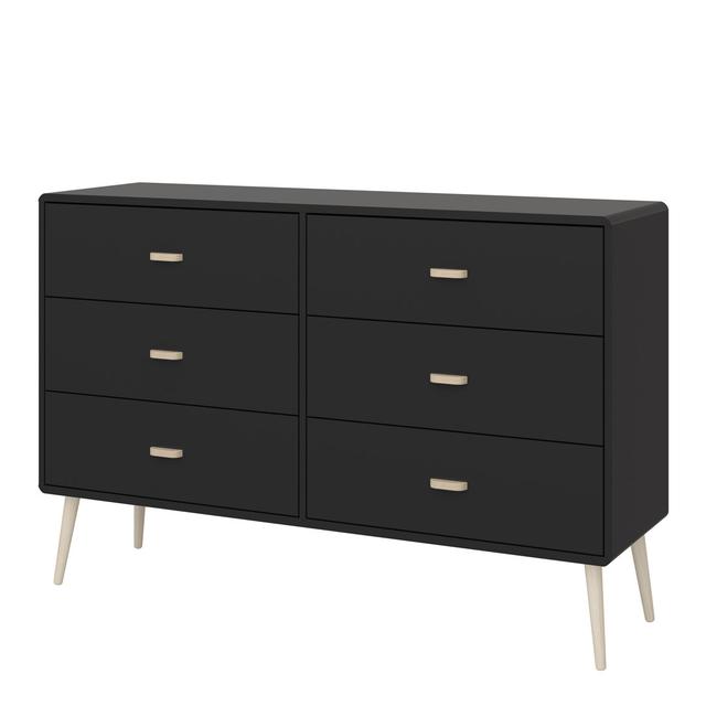 Huerta 6 - Drawer Chest of Drawers Fjørde & Co Colour: Grey on Productcaster.