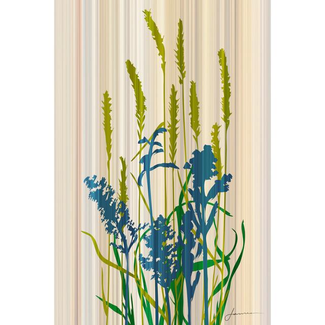 Strip Garden I by James Burghardt - Wrapped Canvas Art Prints Marlow Home Co. Size: 91cm H x 61cm W x 3.8cm D on Productcaster.