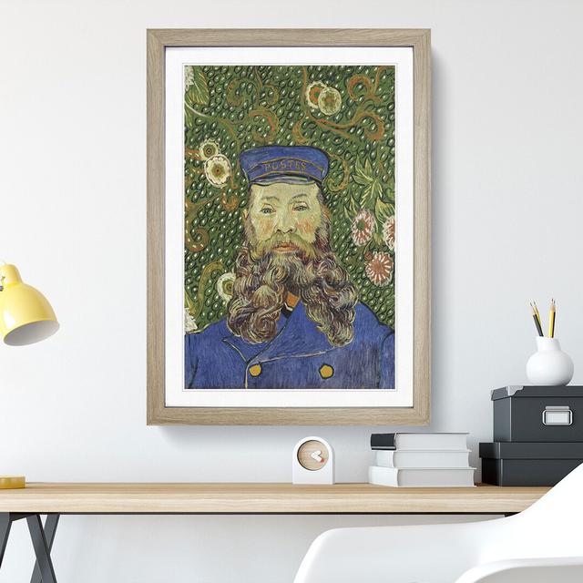 The Postman Joseph Roulin Vol.1 by Vincent Van Gogh - Picture Frame Painting East Urban Home Frame Option: Oak Framed, Size: 36cm H x 27cm W x 2cm D on Productcaster.