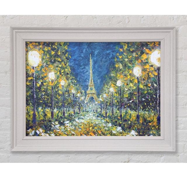 The Streetlights To Paris Framed Print Rosalind Wheeler Size: 100cm H x 141.4cm W on Productcaster.