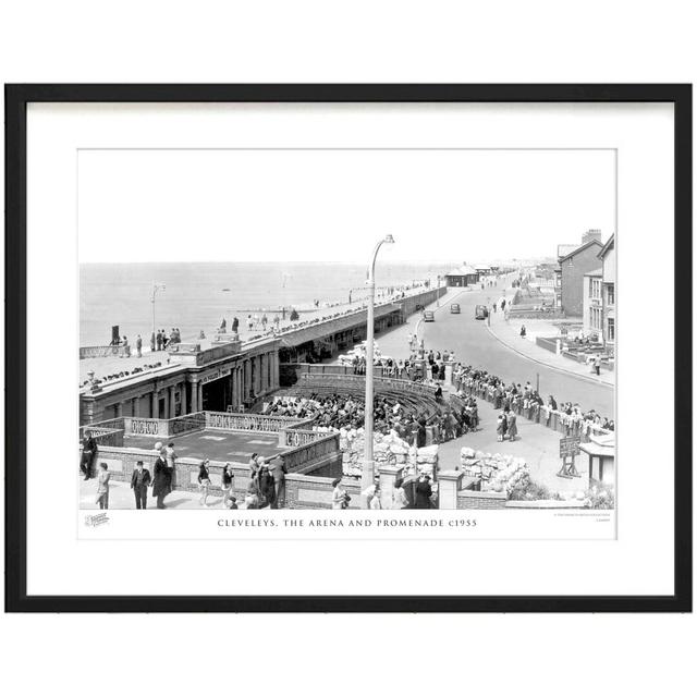 'Cleveleys, the Arena and Promenade C1955' - Picture Frame Photograph Print on Paper The Francis Frith Collection Size: 45cm H x 60cm W x 2.3cm D on Productcaster.