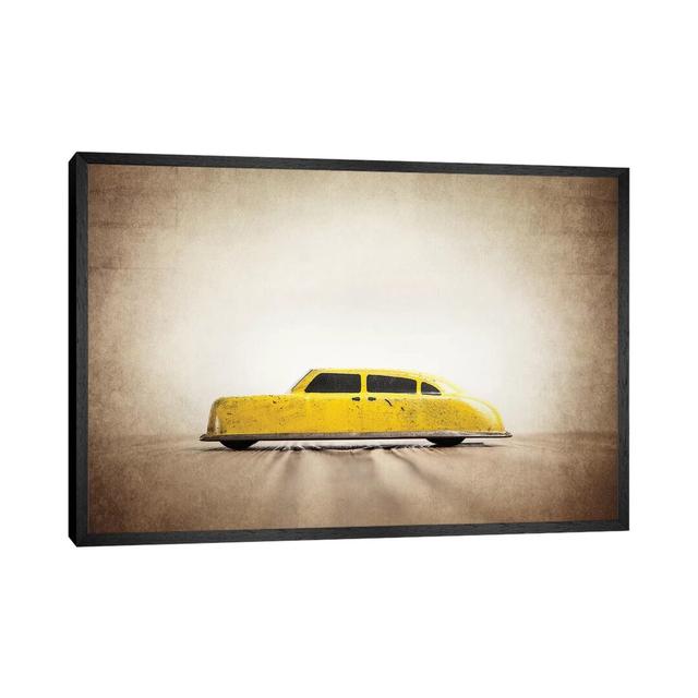 Argo Yellow Taxi - Print on Canvas Williston Forge Size: 45.72cm H x 66.04cm W x 3.81cm D, Format: Black Framed on Productcaster.